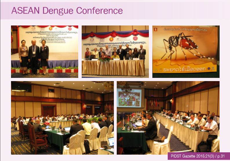 ASEAN Dengue Conference, Vientiane Capital, Lao PDR 14-15/6/2015